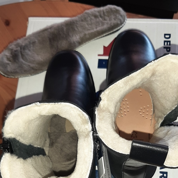 BRAND NEW PAJAR suede and leather winter boots shearling lining MADE IN CANADA - Picture 10 of 16